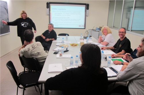 Participants in a work session